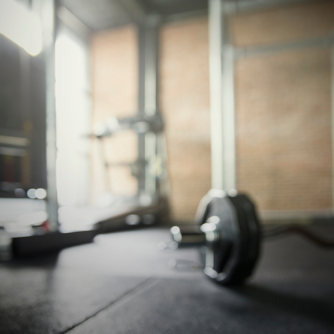 Image of a gym with weights